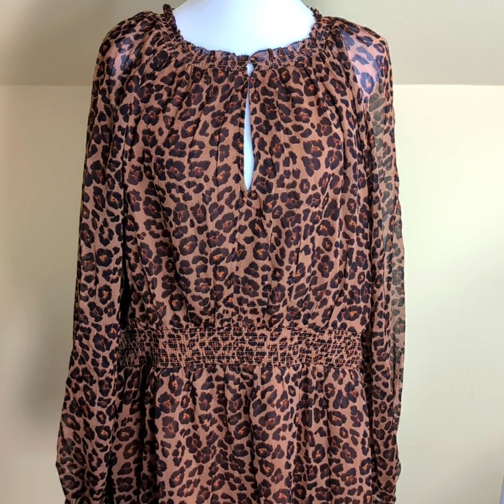 Old Navy XXL Animal Print Midi Dress, NEW